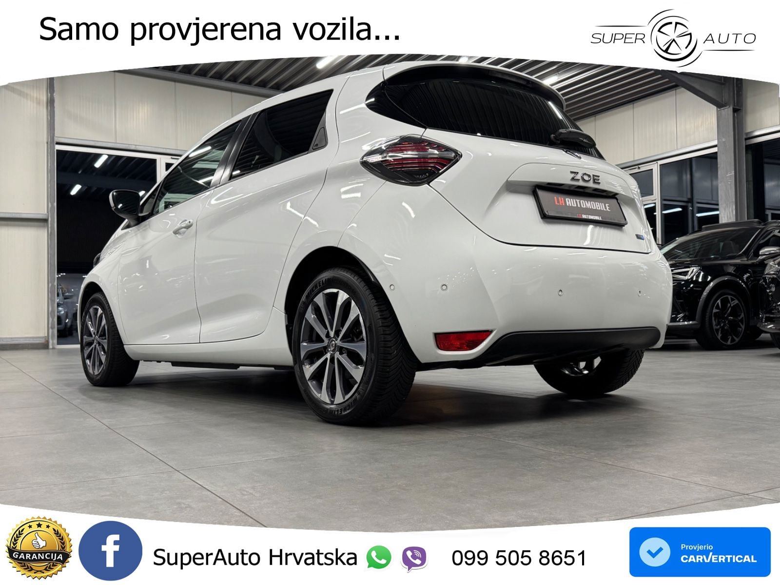 Renault Zoe 52 kWh (135 KS) Electric Techno