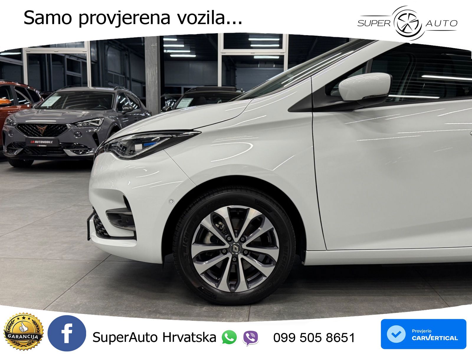 Renault Zoe 52 kWh (135 KS) Electric Techno