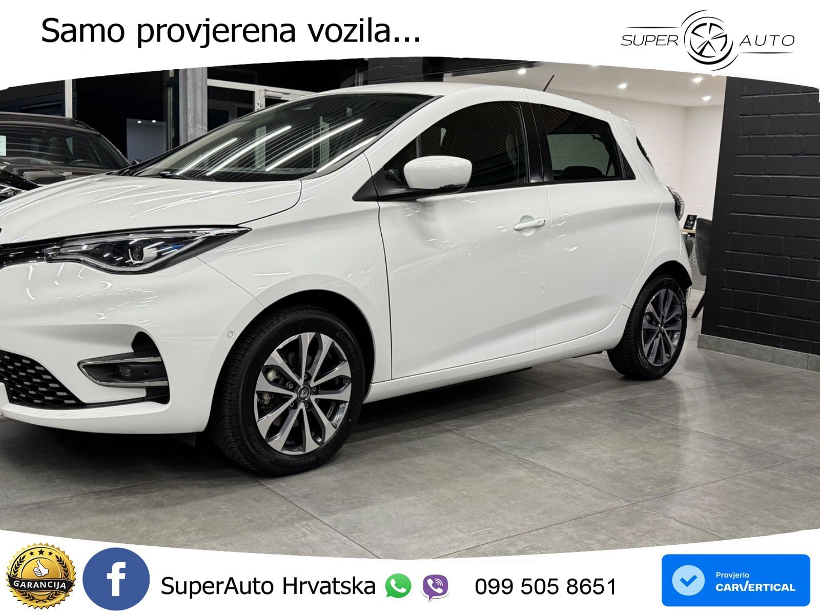 Renault Zoe 52 kWh (135 KS) Electric Techno