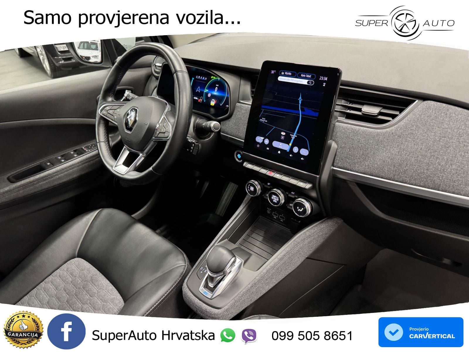 Renault Zoe 52 kWh (135 KS) Electric Techno