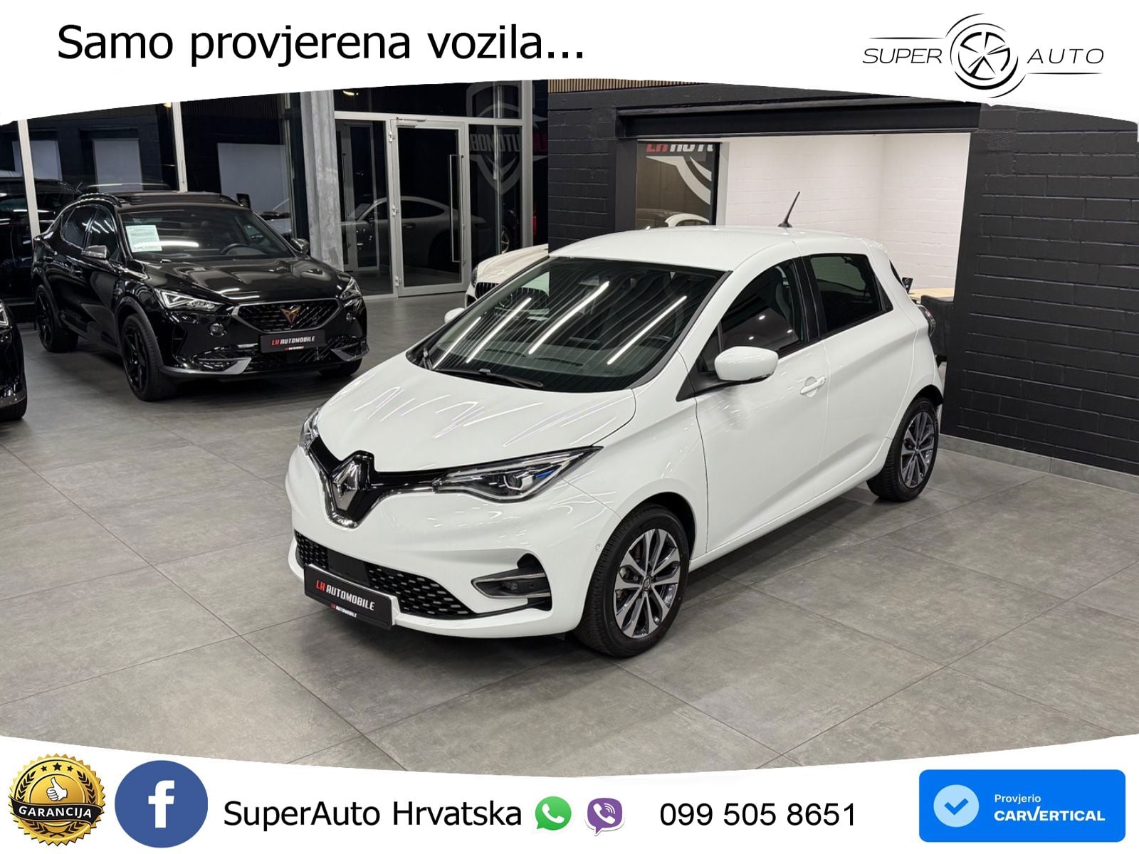 Renault Zoe 52 kWh (135 KS) Electric Techno