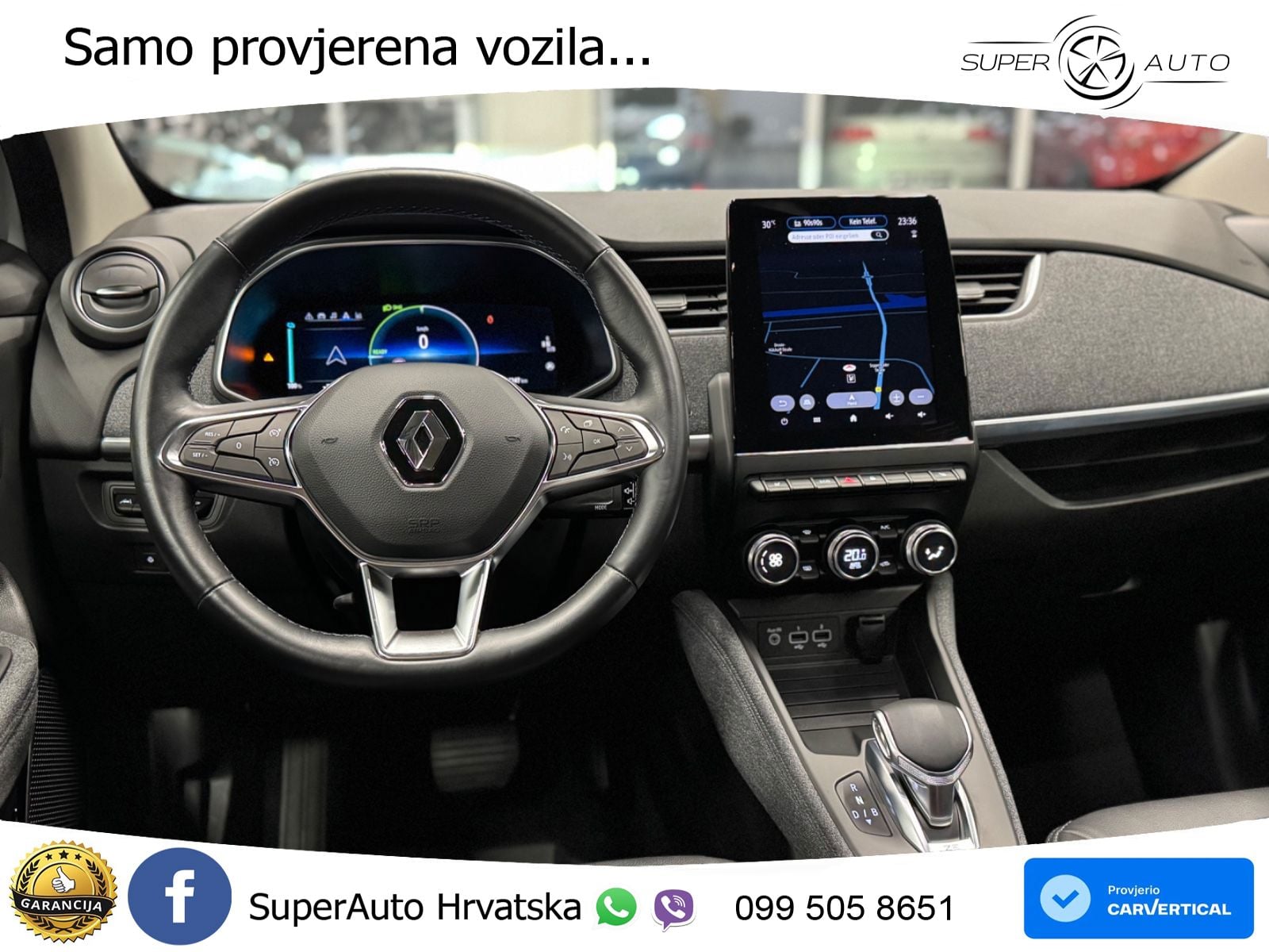 Renault Zoe 52 kWh (135 KS) Electric Techno