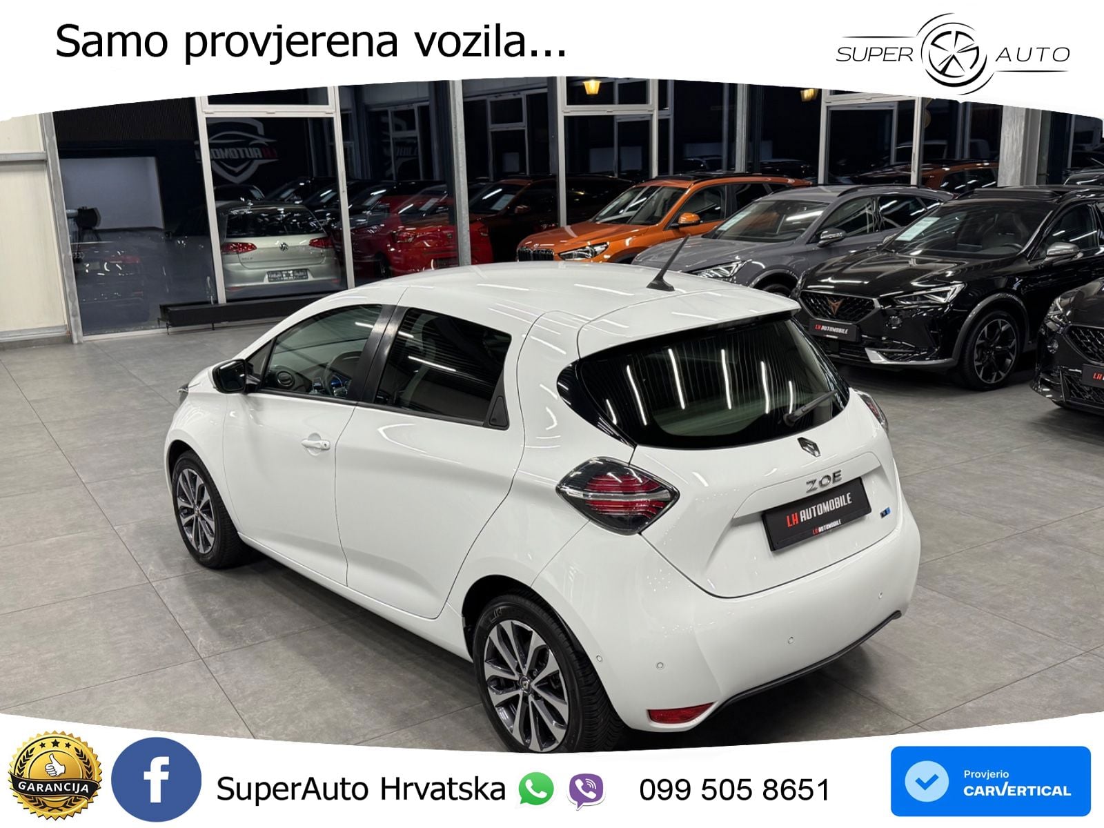 Renault Zoe 52 kWh (135 KS) Electric Techno