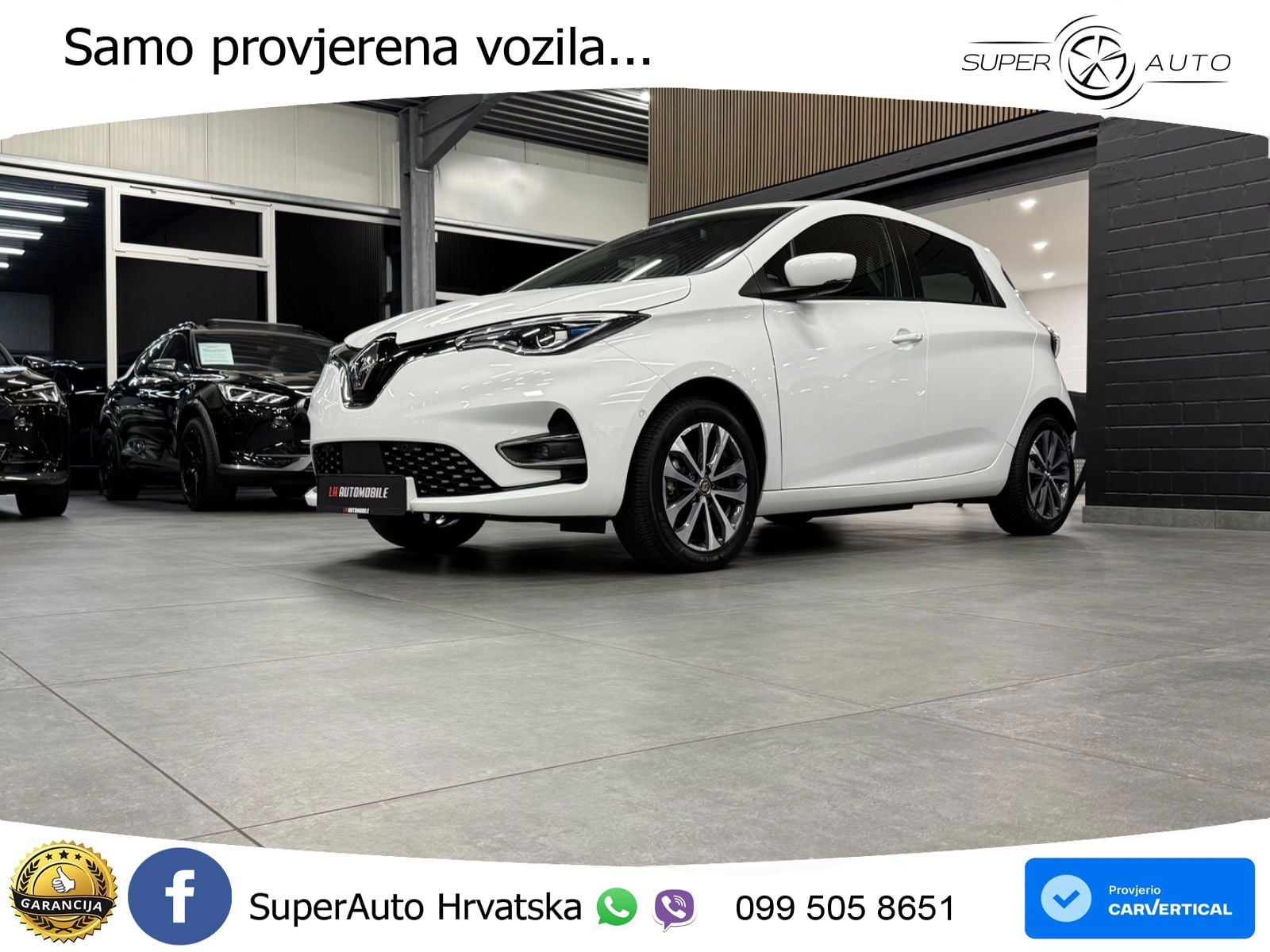 Renault Zoe 52 kWh (135 KS) Electric Techno