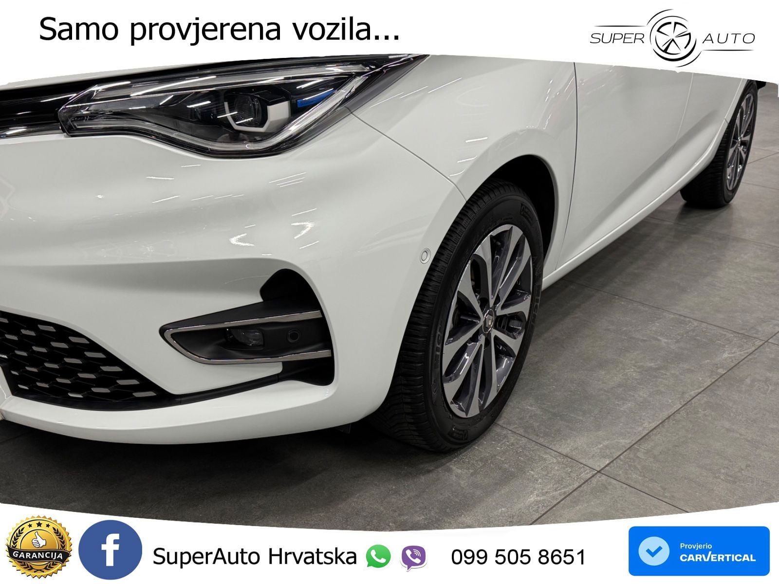 Renault Zoe 52 kWh (135 KS) Electric Techno