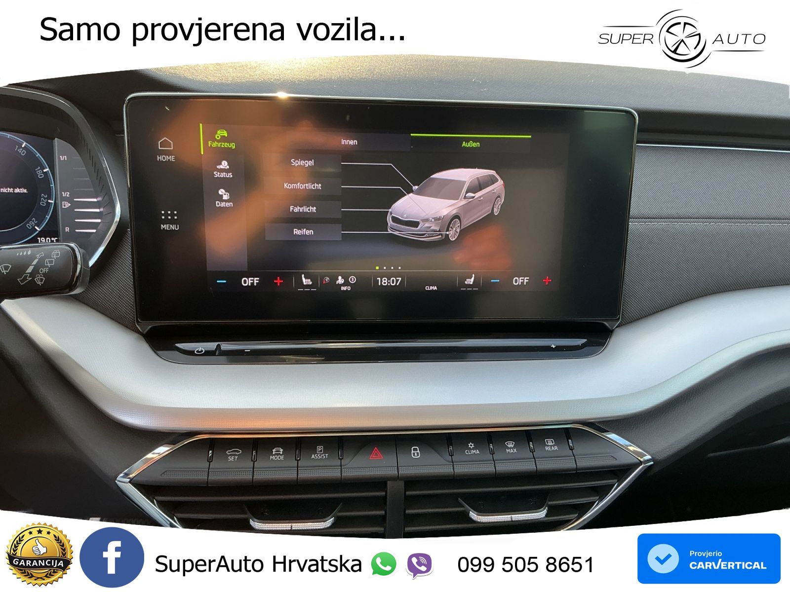 Škoda Octavia Combi 2.0 TDI (150 KS) DSG LED+GR SJED+ACC