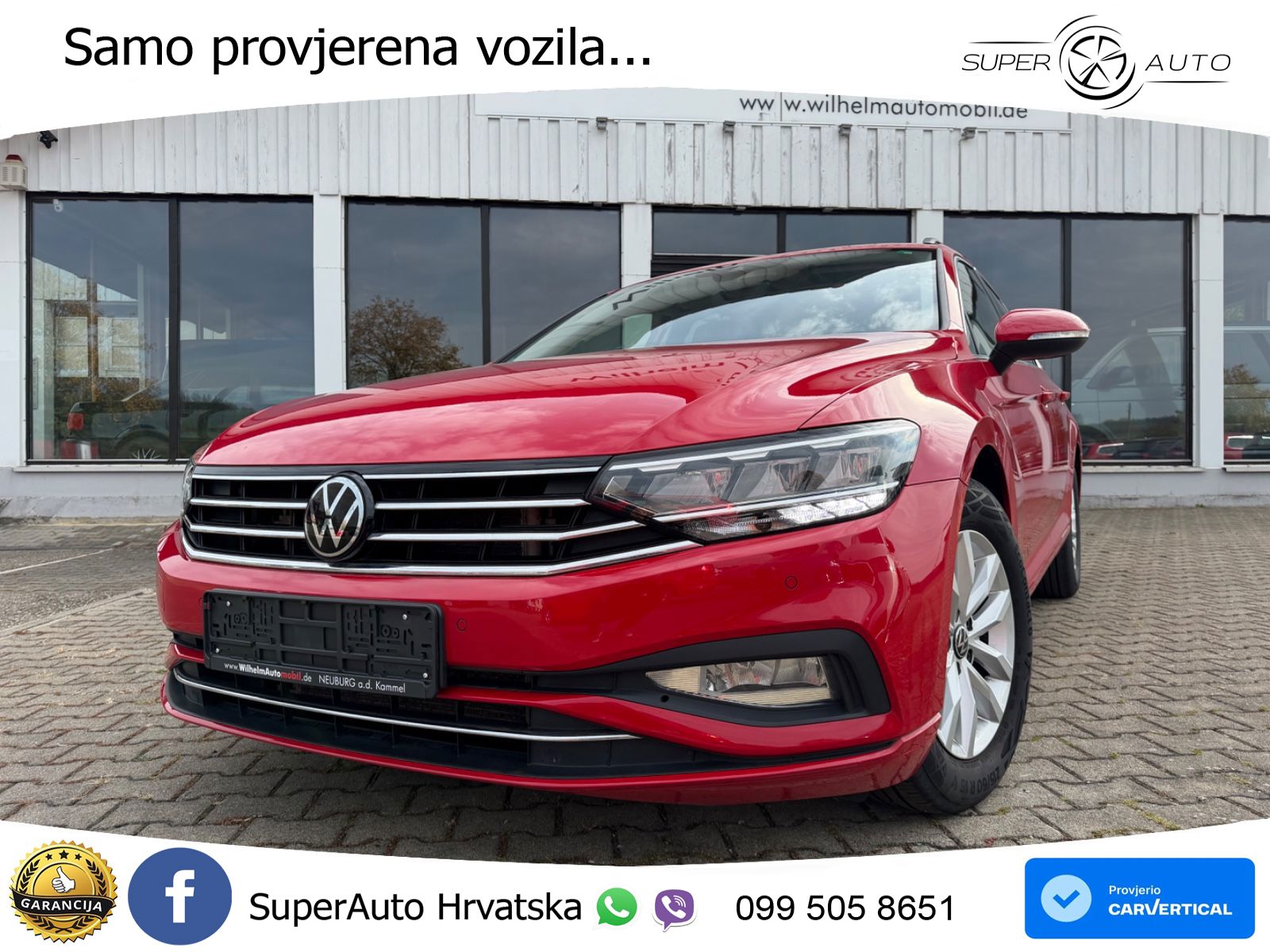 Volkswagen Passat Variant 2.0 TDI (122 KS) DSG Business LED+GR SJED+ACC