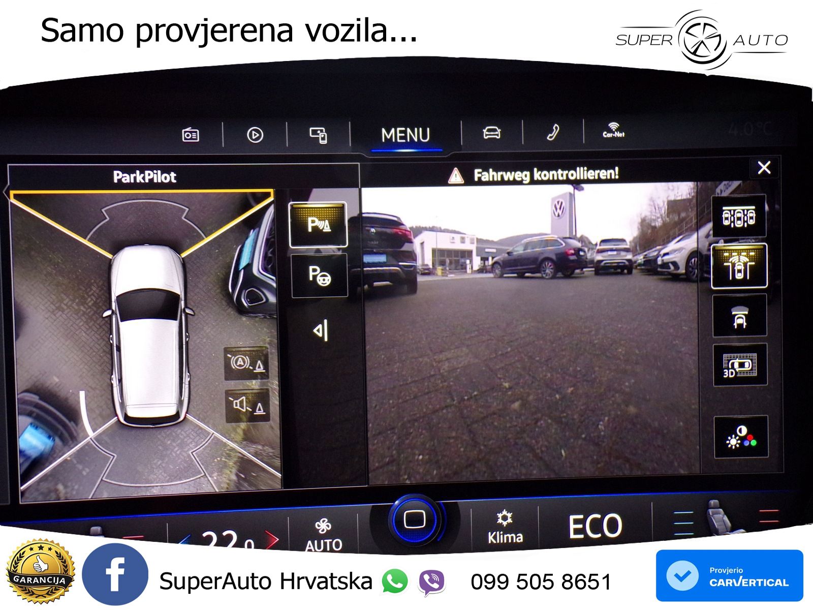 Volkswagen Touareg 3.0 V6 TDI (286 KS) 4MOTION Tiptronic R-Line ZRAČNI+ACC+GR SJED+KAM+PANO