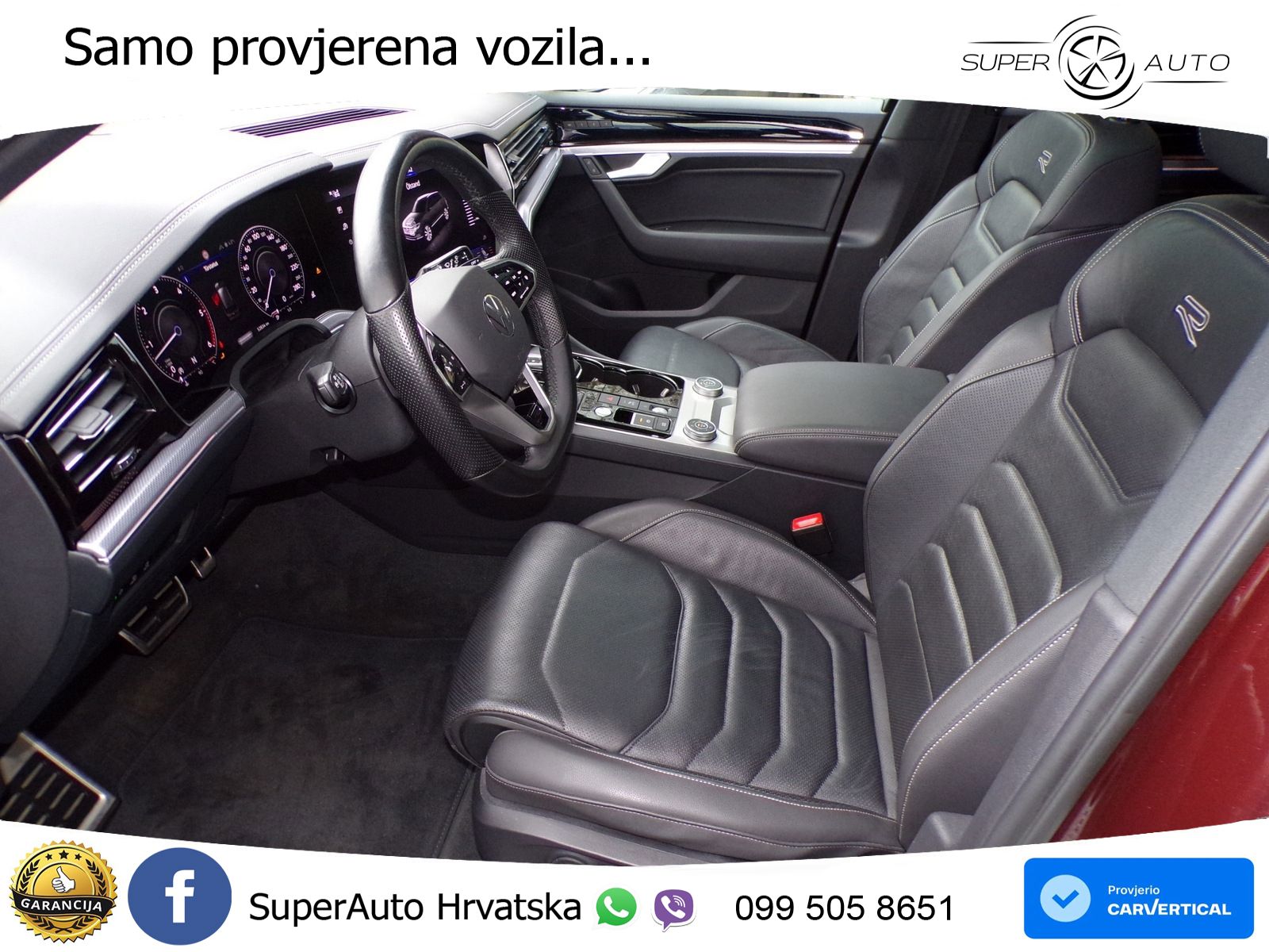 Volkswagen Touareg 3.0 V6 TDI (286 KS) 4MOTION Tiptronic R-Line ZRAČNI+ACC+GR SJED+KAM+PANO