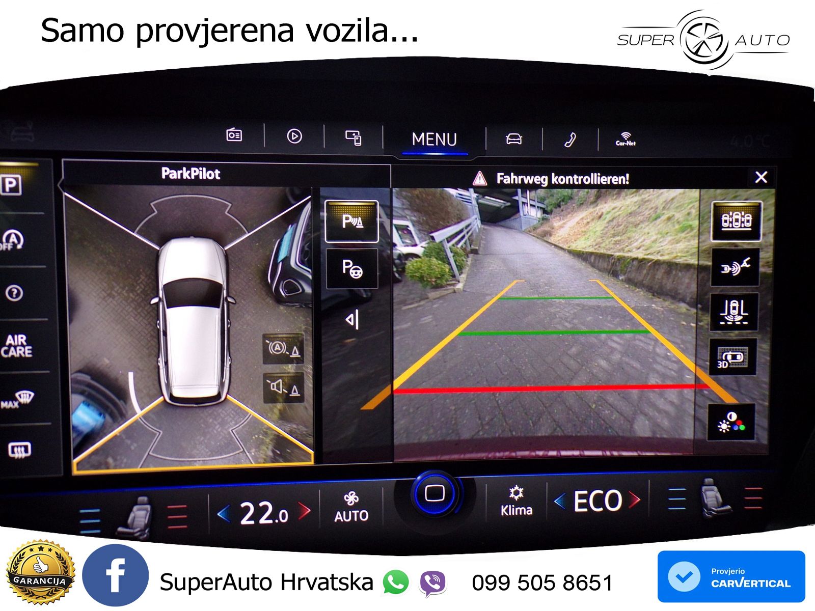 Volkswagen Touareg 3.0 V6 TDI (286 KS) 4MOTION Tiptronic R-Line ZRAČNI+ACC+GR SJED+KAM+PANO