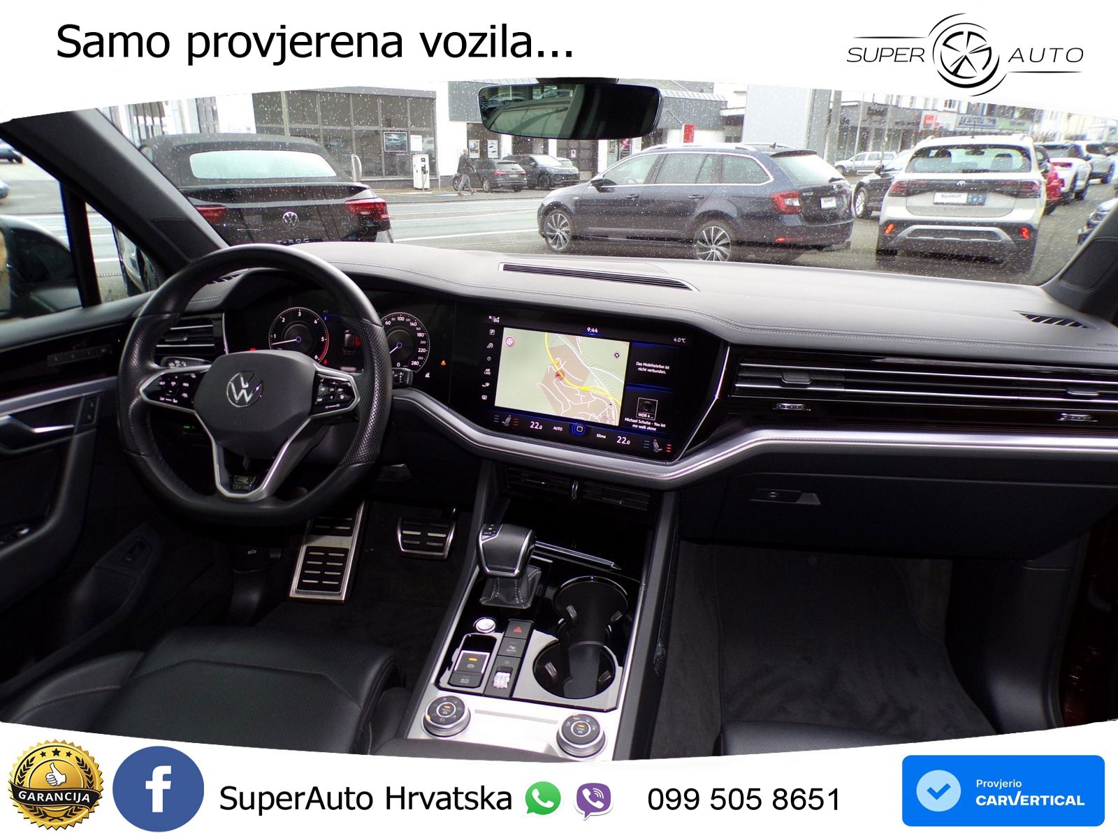 Volkswagen Touareg 3.0 V6 TDI (286 KS) 4MOTION Tiptronic R-Line ZRAČNI+ACC+GR SJED+KAM+PANO