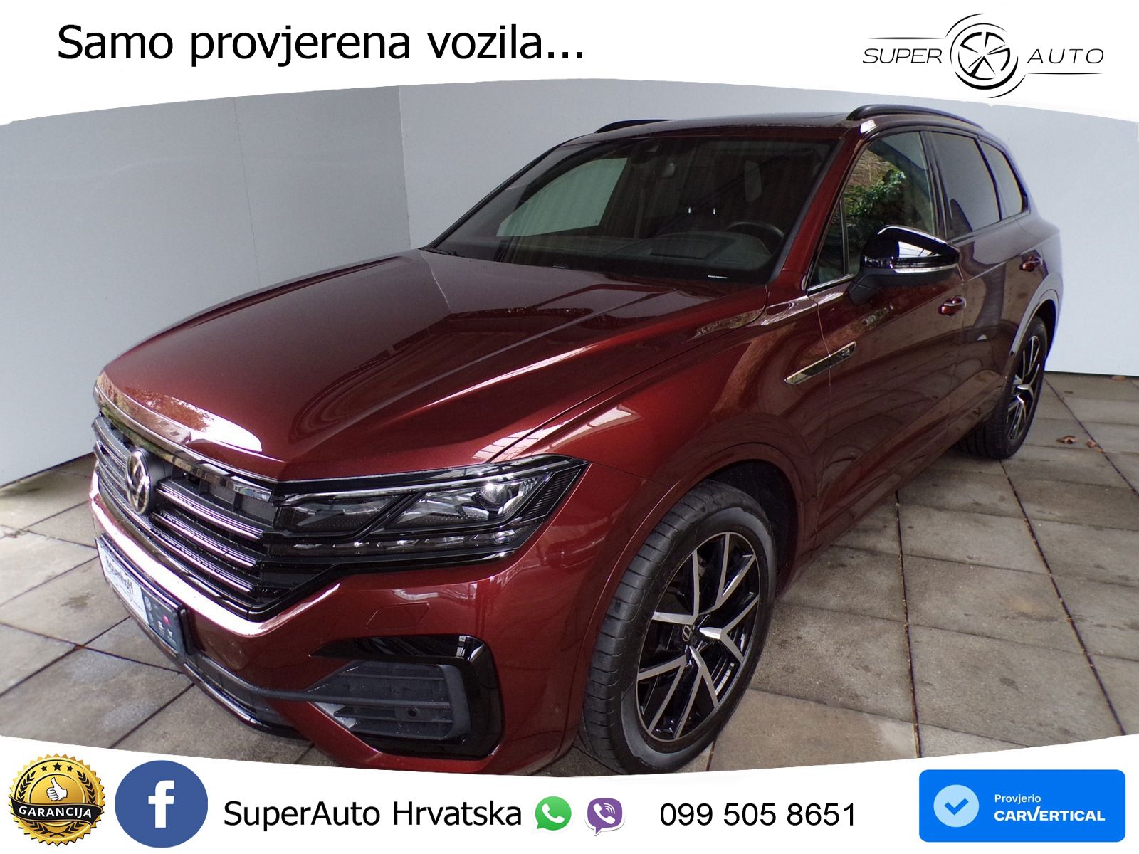 Volkswagen Touareg 3.0 V6 TDI (286 KS) 4MOTION Tiptronic R-Line ZRAČNI+ACC+GR SJED+KAM+PANO