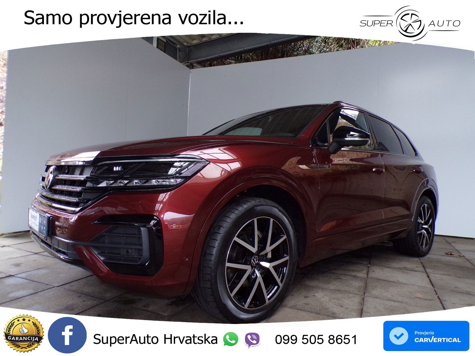 Volkswagen Touareg 3.0 V6 TDI (286 KS) 4MOTION Tiptronic R-Line ZRAČNI+ACC+GR SJED+KAM+PANO