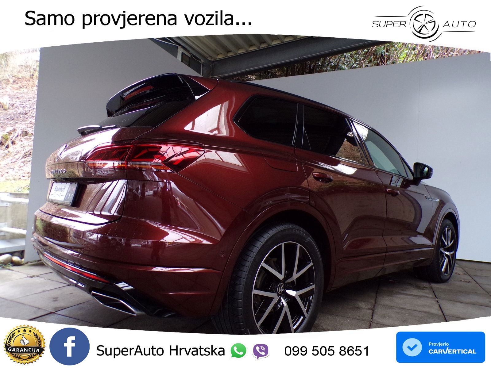 Volkswagen Touareg 3.0 V6 TDI (286 KS) 4MOTION Tiptronic R-Line ZRAČNI+ACC+GR SJED+KAM+PANO