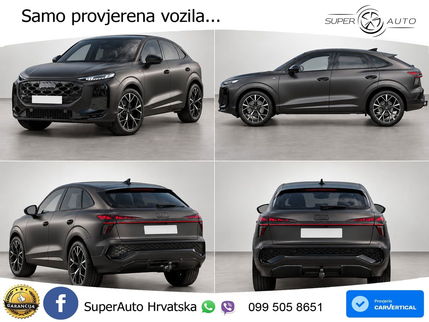 Audi Q3 Sportback 2.0 TFSI (204 KS) quattro S tronic S line LED+GR SJED+ACC