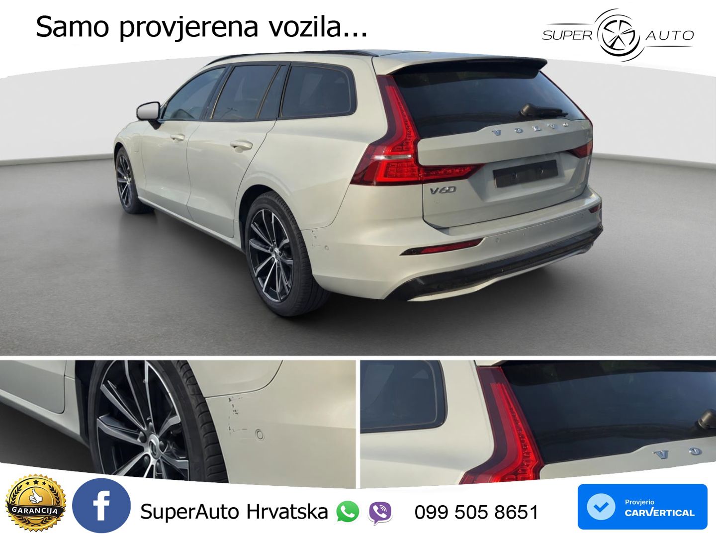Volvo V60 2.0 T6 AWD Geartronic LED+GR SJED+ACC