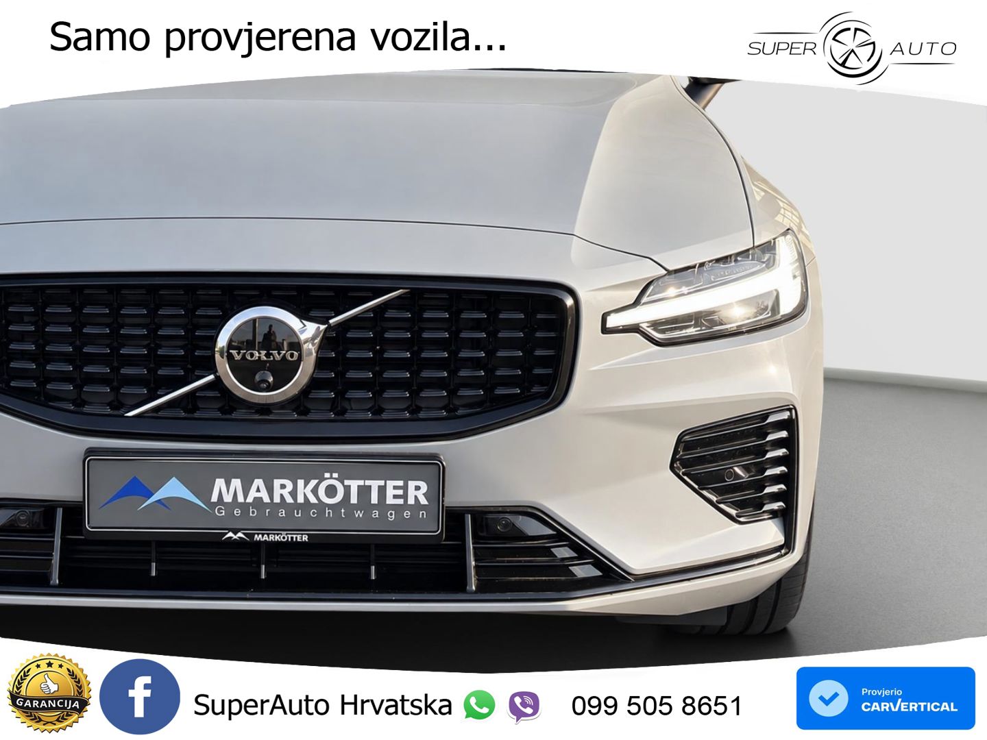 Volvo V60 2.0 T6 AWD Geartronic LED+GR SJED+ACC