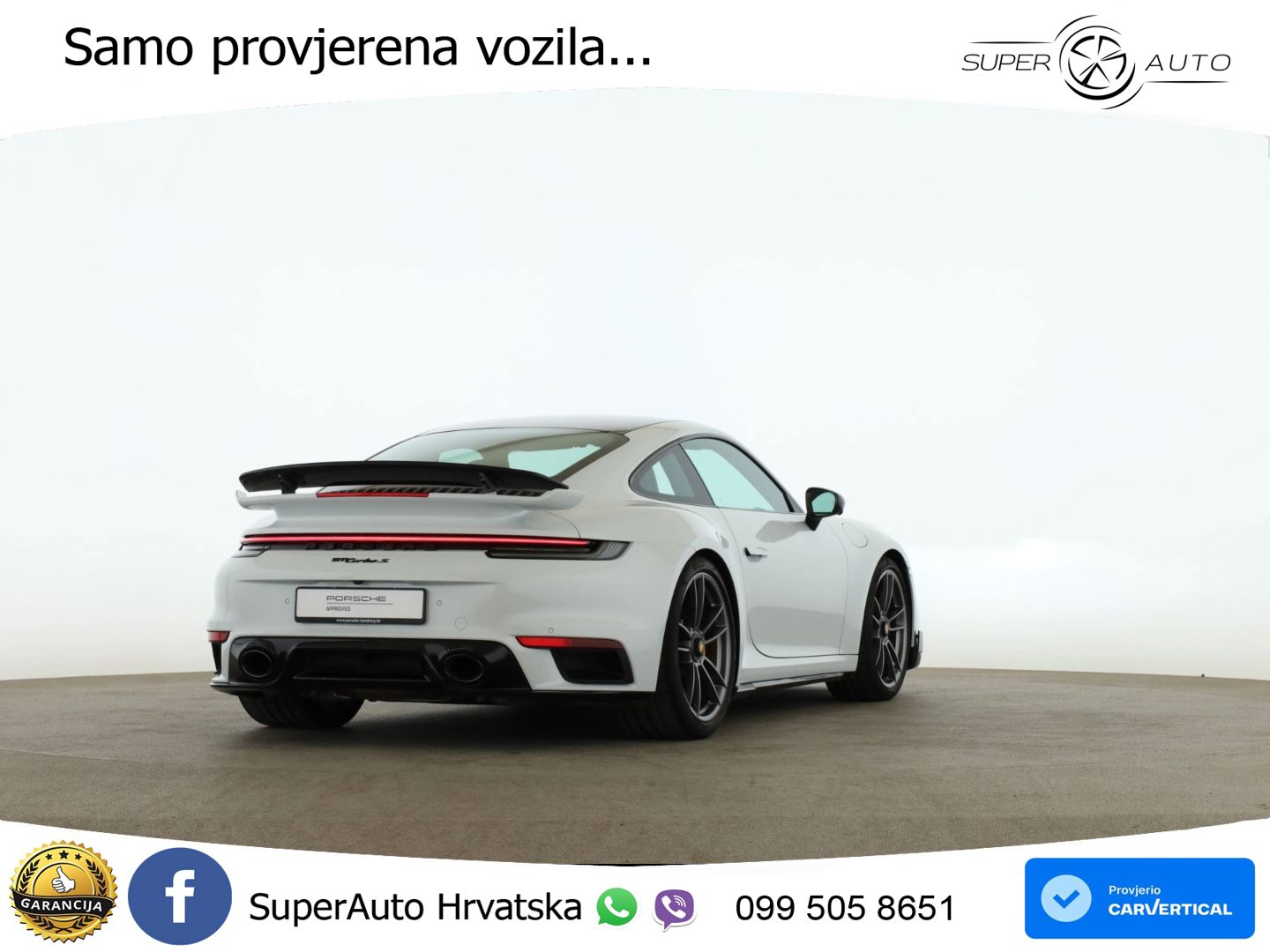 Porsche 911 Turbo S 3.8 (650 KS) PDK LED+GR SJED+ACC
