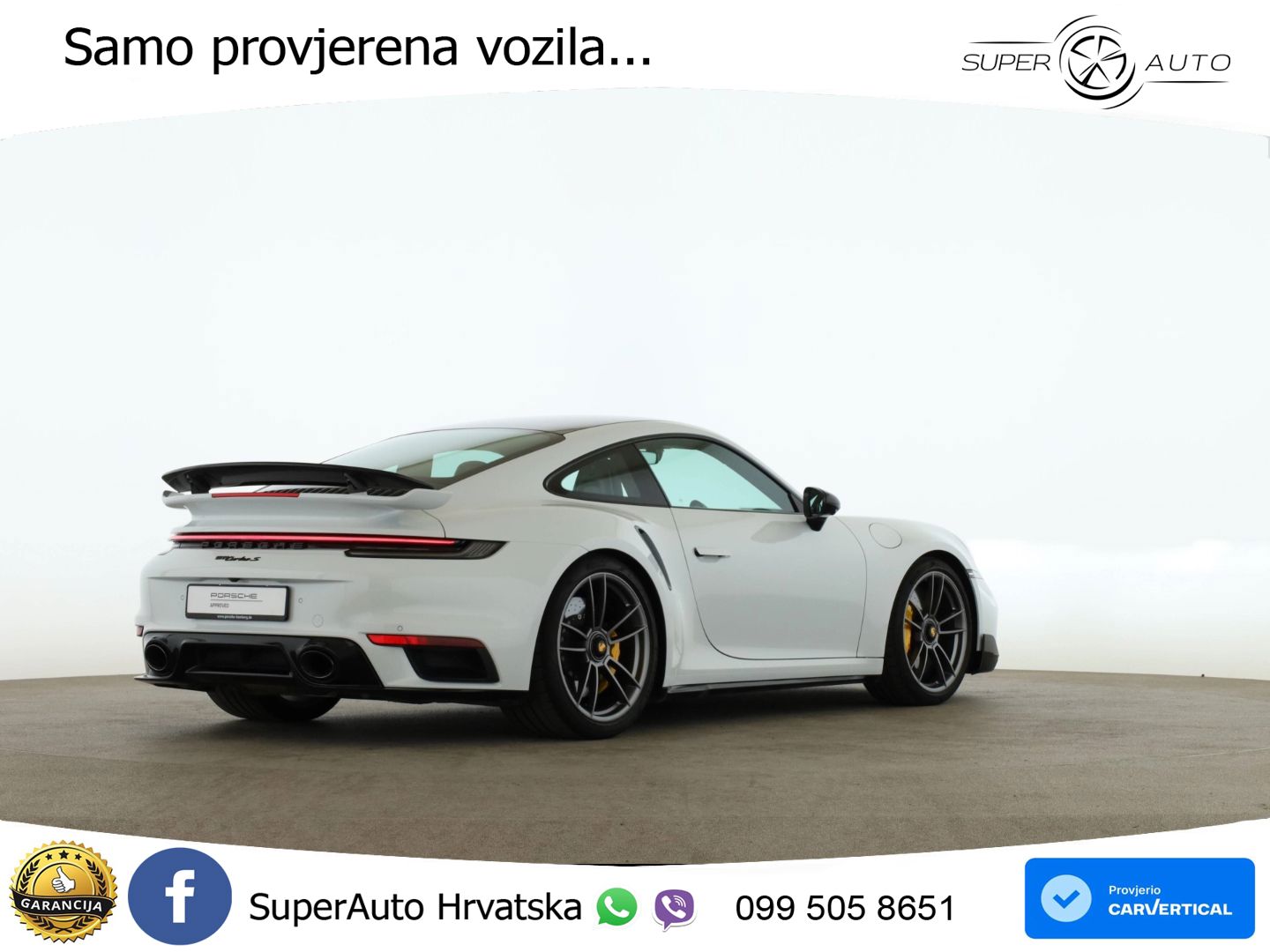 Porsche 911 Turbo S 3.8 (650 KS) PDK LED+GR SJED+ACC