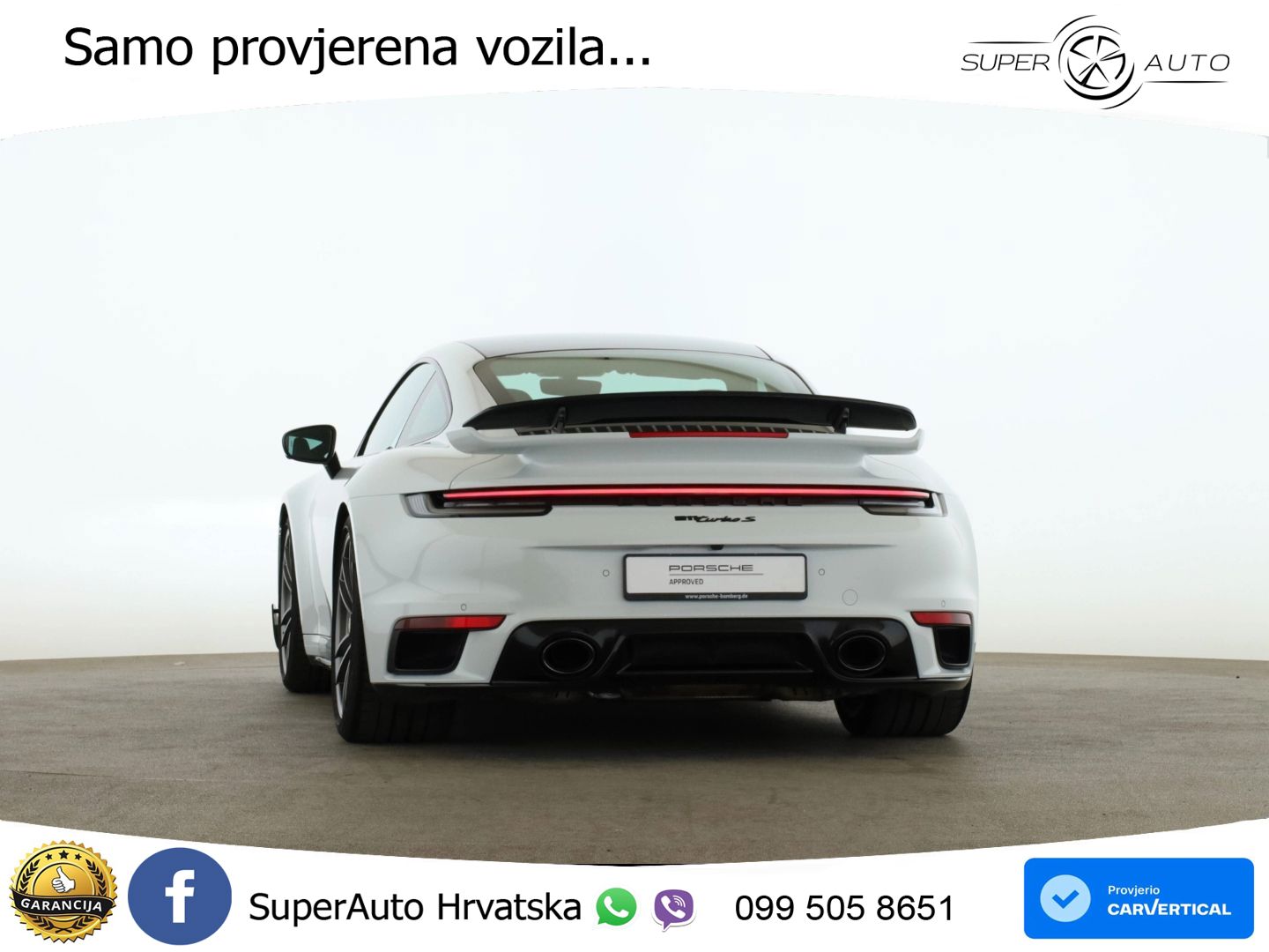 Porsche 911 Turbo S 3.8 (650 KS) PDK LED+GR SJED+ACC