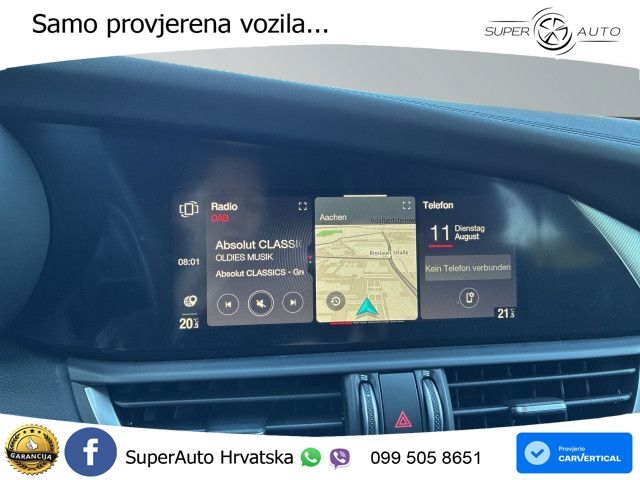 Alfa Romeo Giulia 2.0 Turbo (280 KS) Q4 Automatic LED+GR SJED+ACC