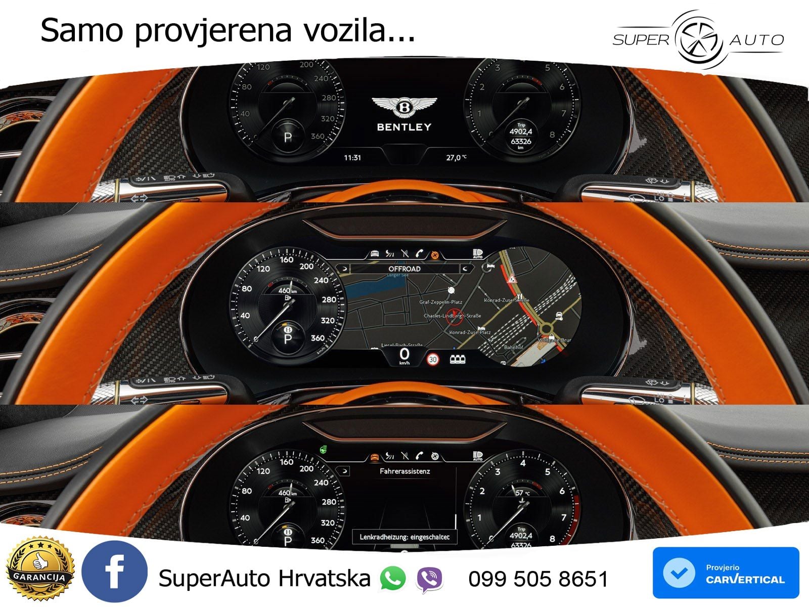 Bentley Flying Spur III 6.0 W12 (635 KS) AWD Automatic LED+GR SJED+ACC