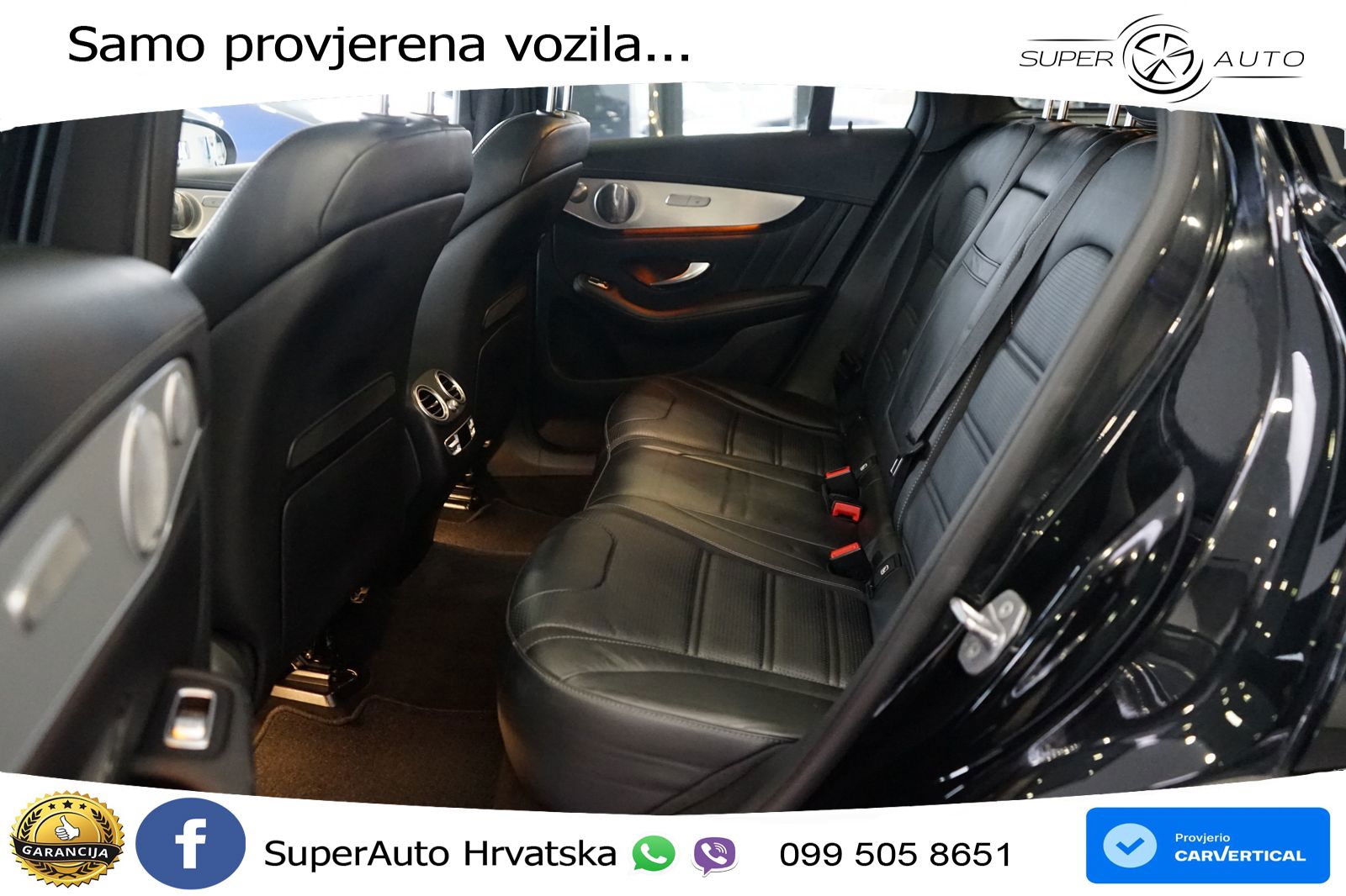 Mercedes AMG GLC 63 V8 (476 KS) 4MATIC+ MCT ZRAČNI+ACC+GR SJED+KAM+PANO