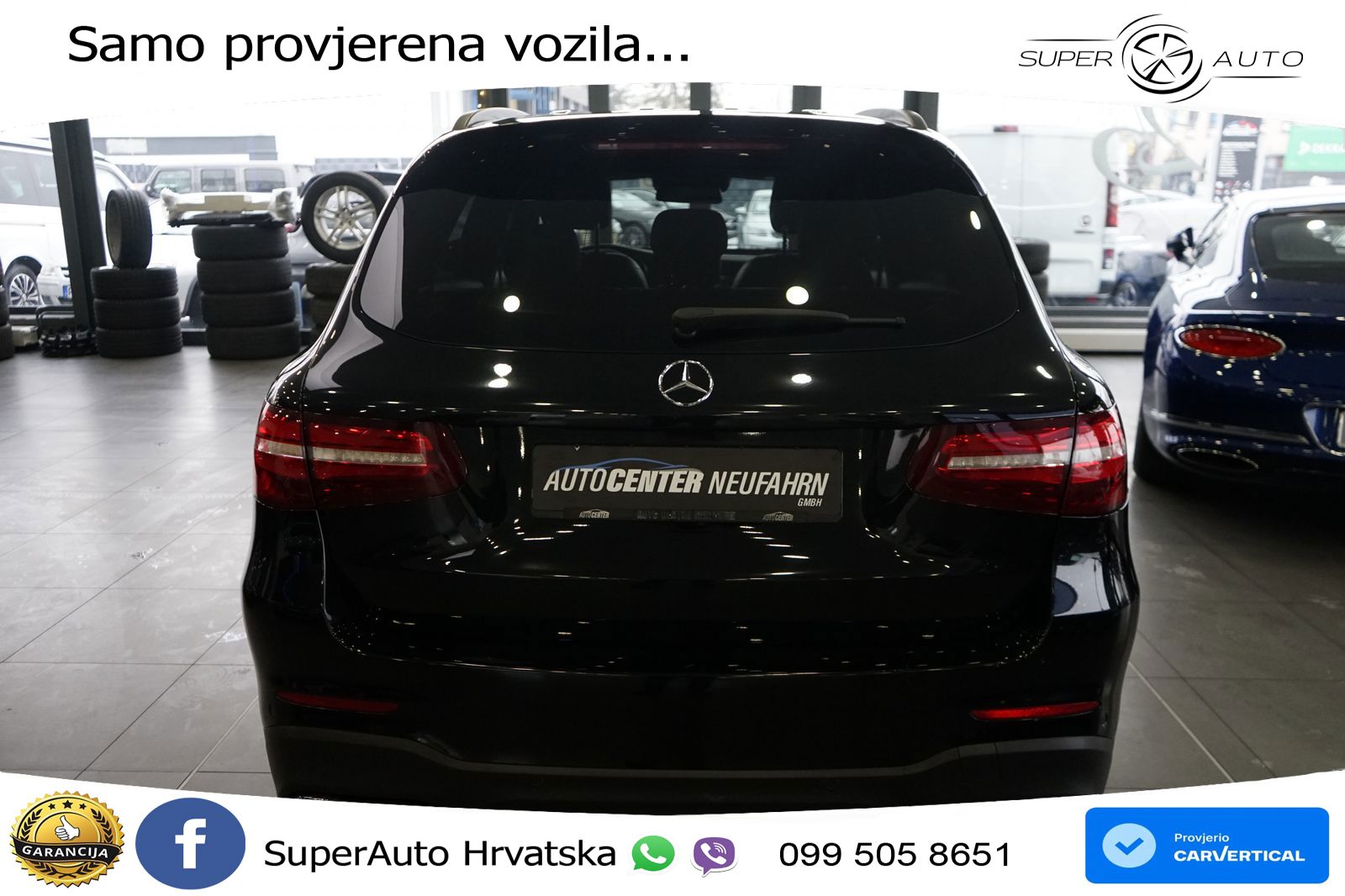Mercedes AMG GLC 63 V8 (476 KS) 4MATIC+ MCT ZRAČNI+ACC+GR SJED+KAM+PANO