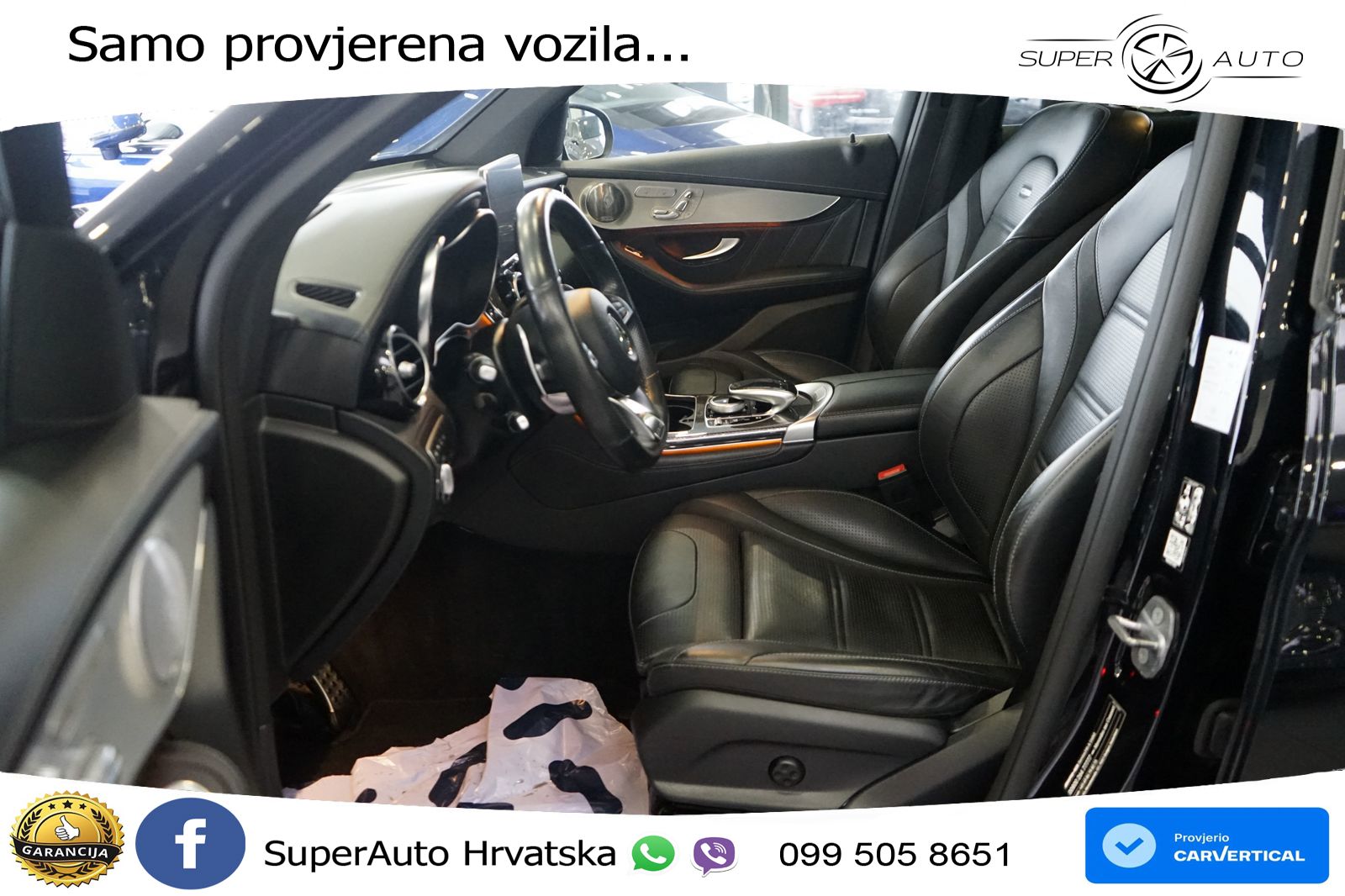 Mercedes AMG GLC 63 V8 (476 KS) 4MATIC+ MCT ZRAČNI+ACC+GR SJED+KAM+PANO