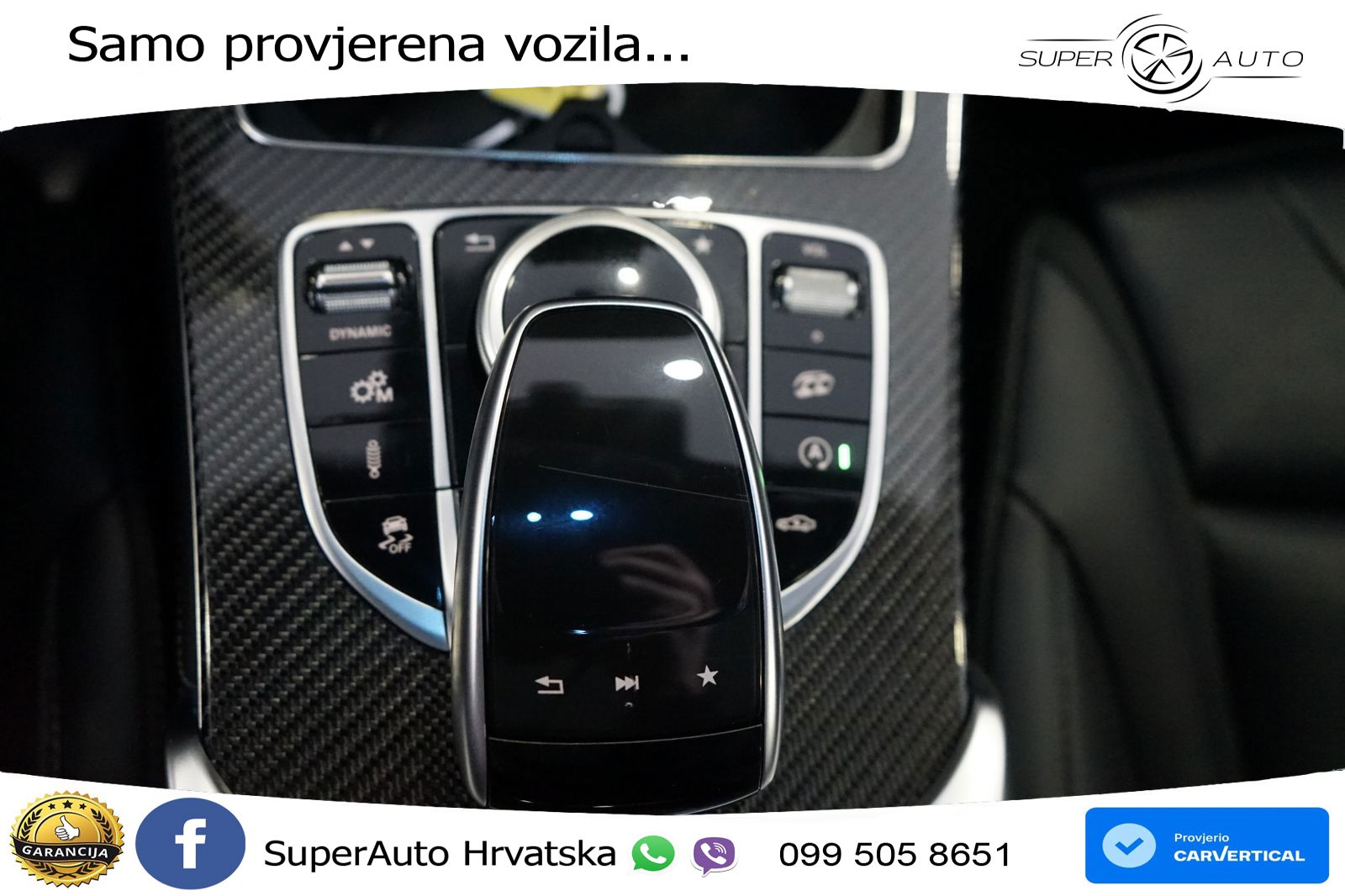 Mercedes AMG GLC 63 V8 (476 KS) 4MATIC+ MCT ZRAČNI+ACC+GR SJED+KAM+PANO