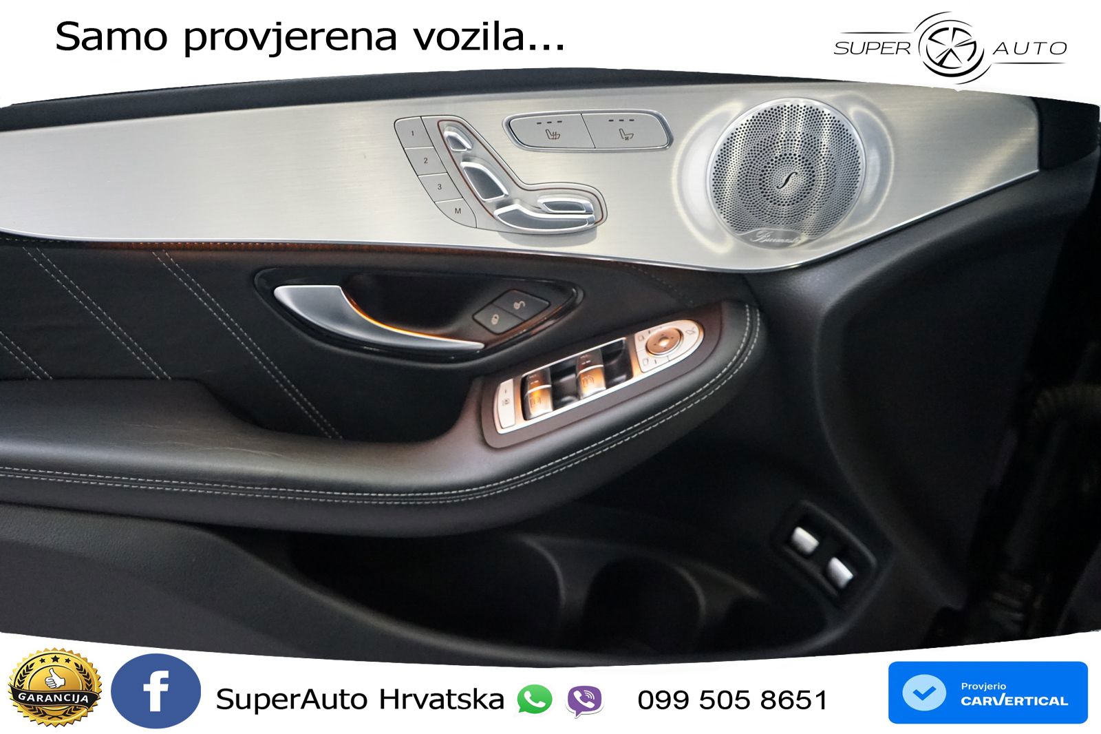 Mercedes AMG GLC 63 V8 (476 KS) 4MATIC+ MCT ZRAČNI+ACC+GR SJED+KAM+PANO