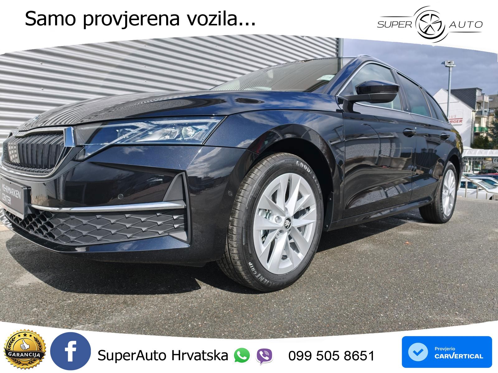 Škoda Octavia Combi 1.5 TSI (150 KS) DSG Selection MATRIX+GR SJED+KAM