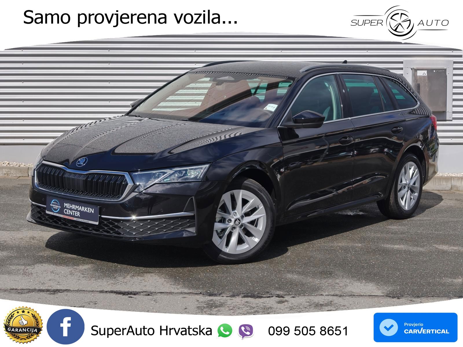 Škoda Octavia Combi 1.5 TSI (150 KS) DSG Selection MATRIX+GR SJED+KAM