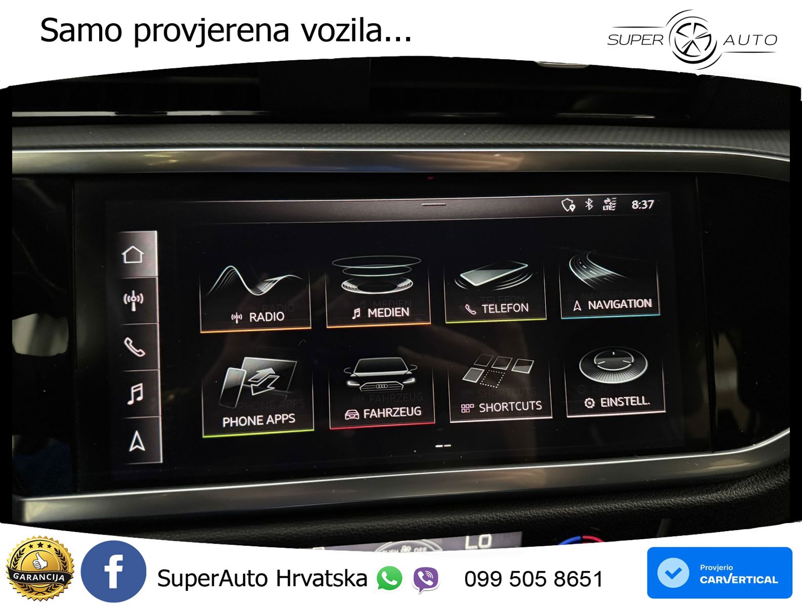Audi Q3 40 TFSI (190 KS) quattro S tronic advanced LED+GR SJED+ACC