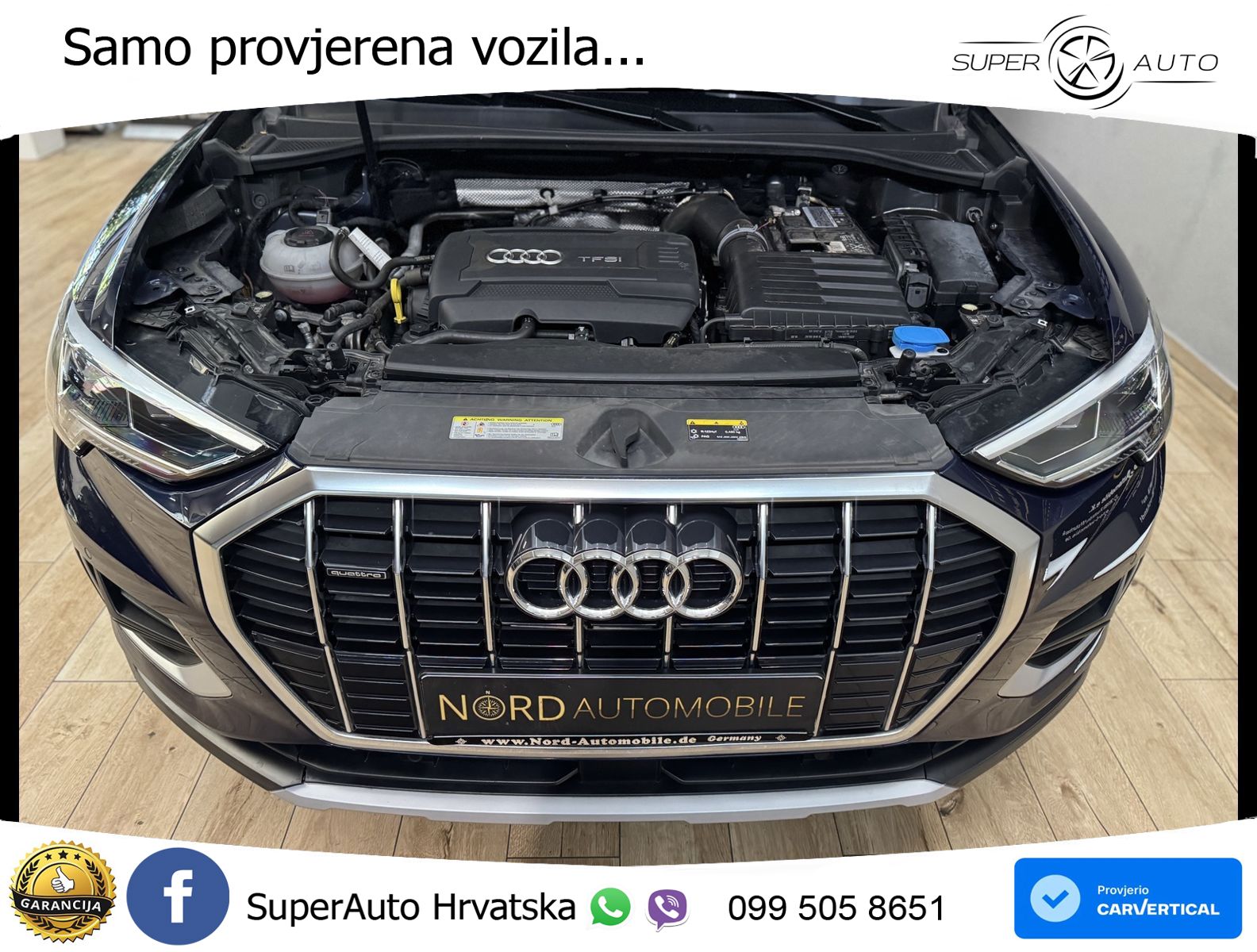 Audi Q3 40 TFSI (190 KS) quattro S tronic advanced LED+GR SJED+ACC