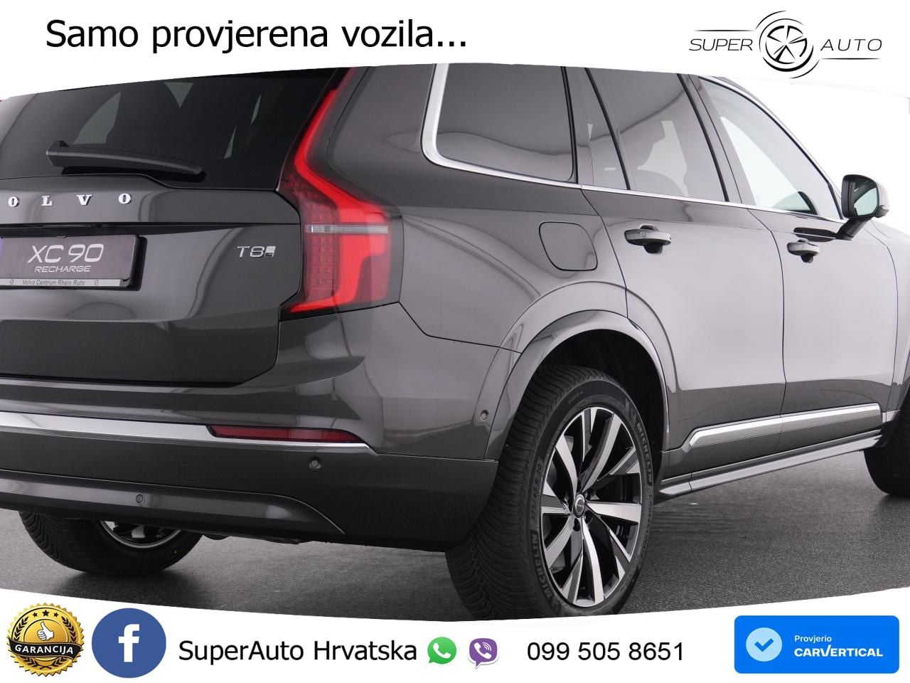 Volvo XC90 2.0 T8 AWD Automatic ACC+HEAD+4xGR SJED+360+PANO
