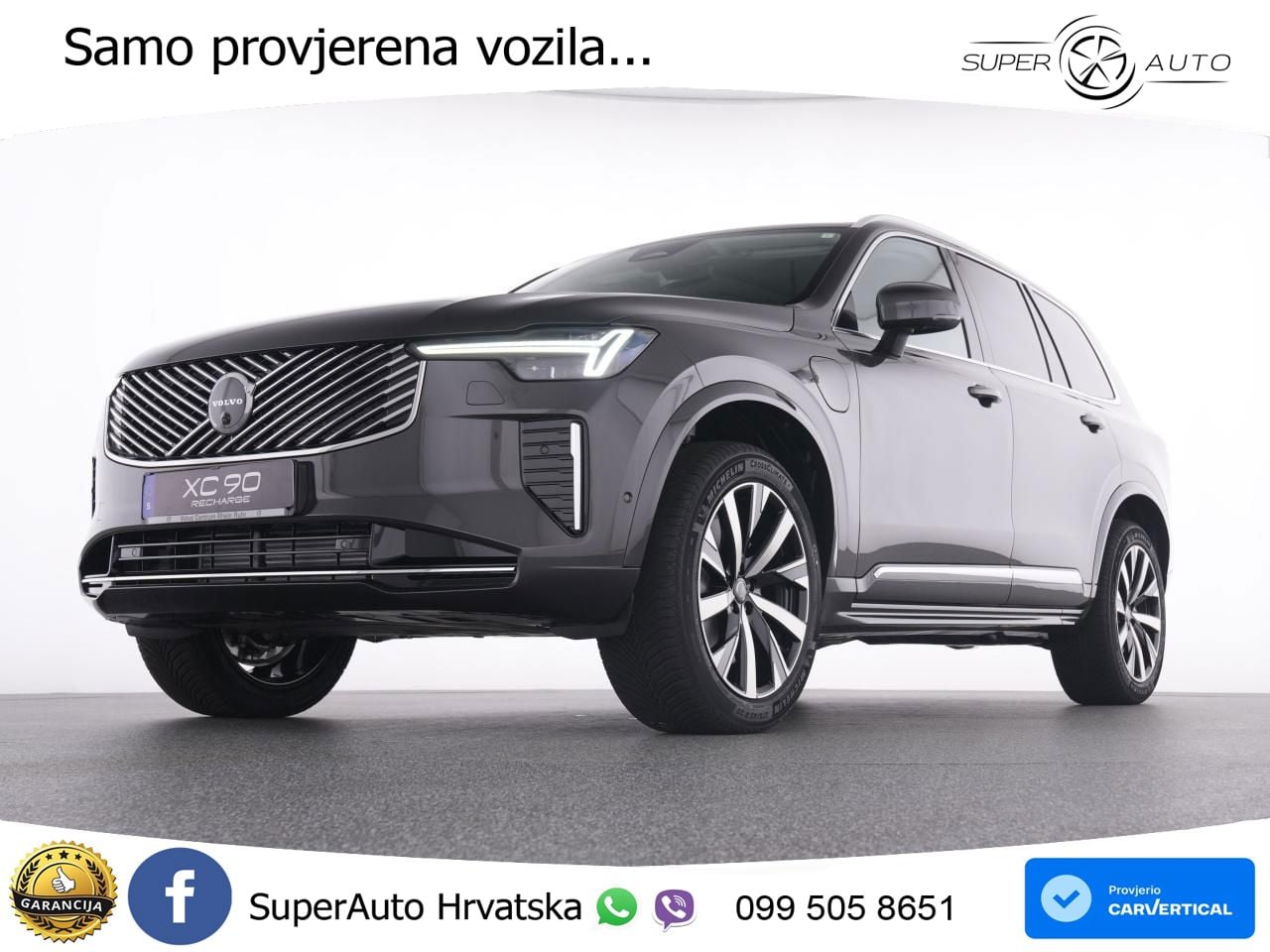 Volvo XC90 2.0 T8 AWD Automatic ACC+HEAD+4xGR SJED+360+PANO