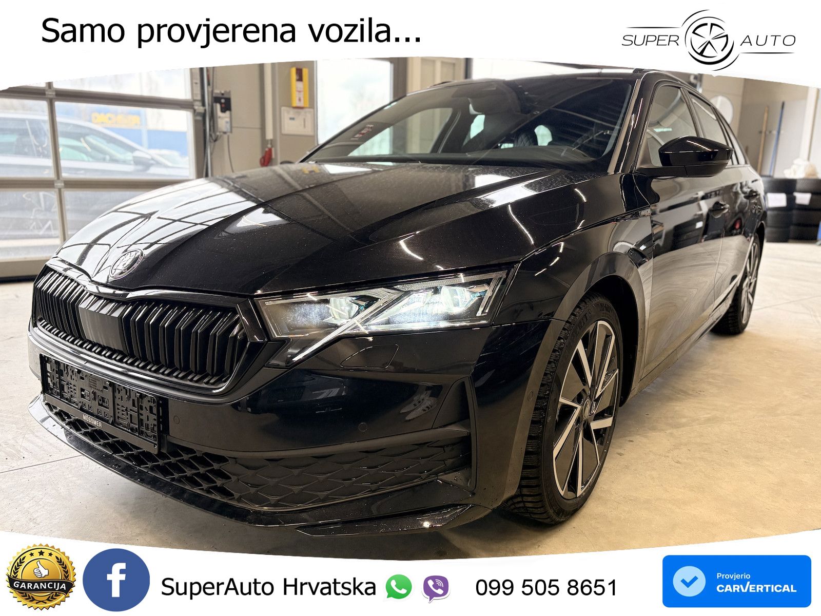 Škoda Octavia Combi 1.5 TSI (150 KS) DSG SportLine MATRIX+GR SJED+KAM