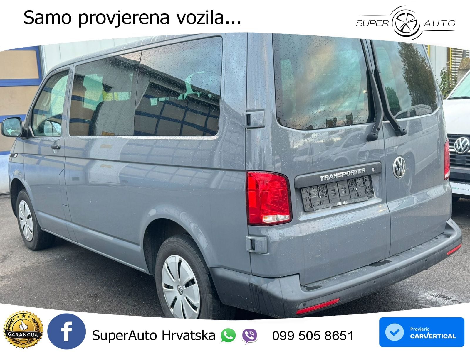 Volkswagen T6.1 Transporter Kombi Klima*PDC vo u. hi 150 KS