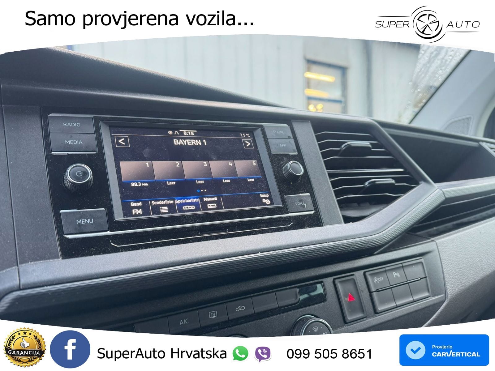Volkswagen T6.1 Transporter Kombi Klima*PDC vo u. hi 150 KS