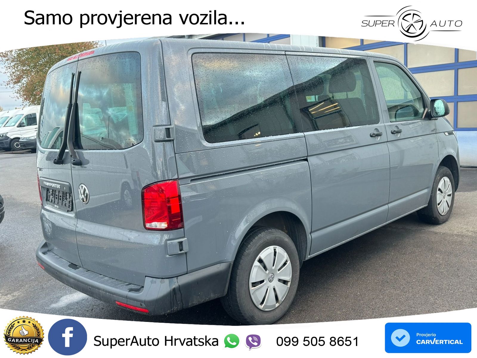 Volkswagen T6.1 Transporter Kombi Klima*PDC vo u. hi 150 KS