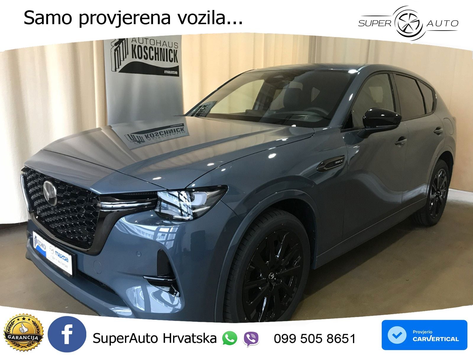 Mazda CX-60 2.5 e-Skyactiv (328 KS) AWD Automatic LED+GR SJED+ACC