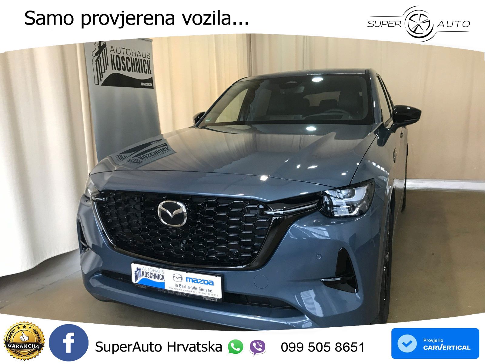 Mazda CX-60 2.5 e-Skyactiv (328 KS) AWD Automatic LED+GR SJED+ACC