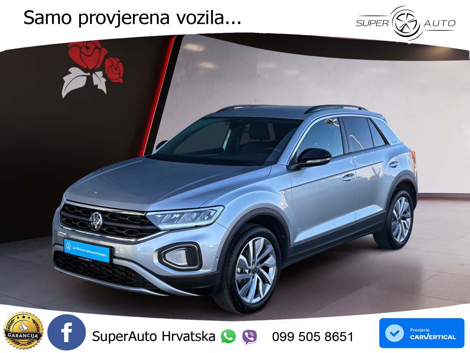 Volkswagen T-Roc 1.5 TSI (150 KS) DSG LED+GR SJED+ACC