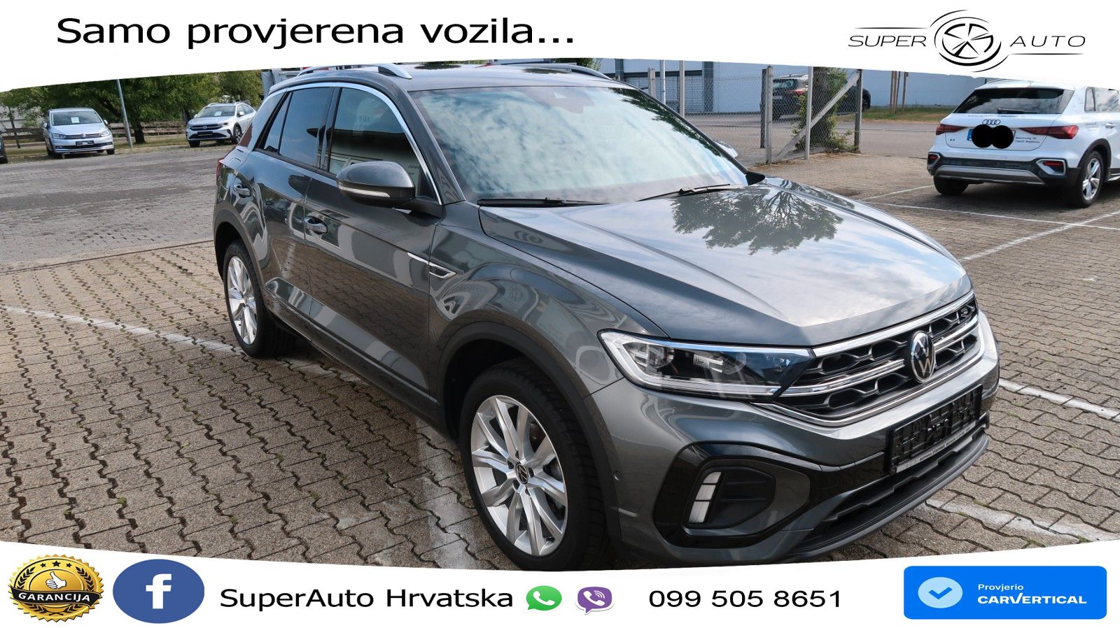 Volkswagen T-Roc 1.5 TSI (150 KS) DSG R-Line LED+GR SJED+ACC