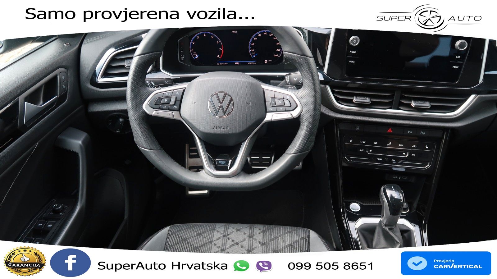 Volkswagen T-Roc 1.5 TSI (150 KS) DSG R-Line LED+GR SJED+ACC