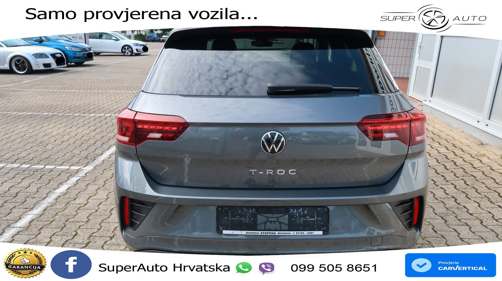 Volkswagen T-Roc 1.5 TSI (150 KS) DSG R-Line LED+GR SJED+ACC