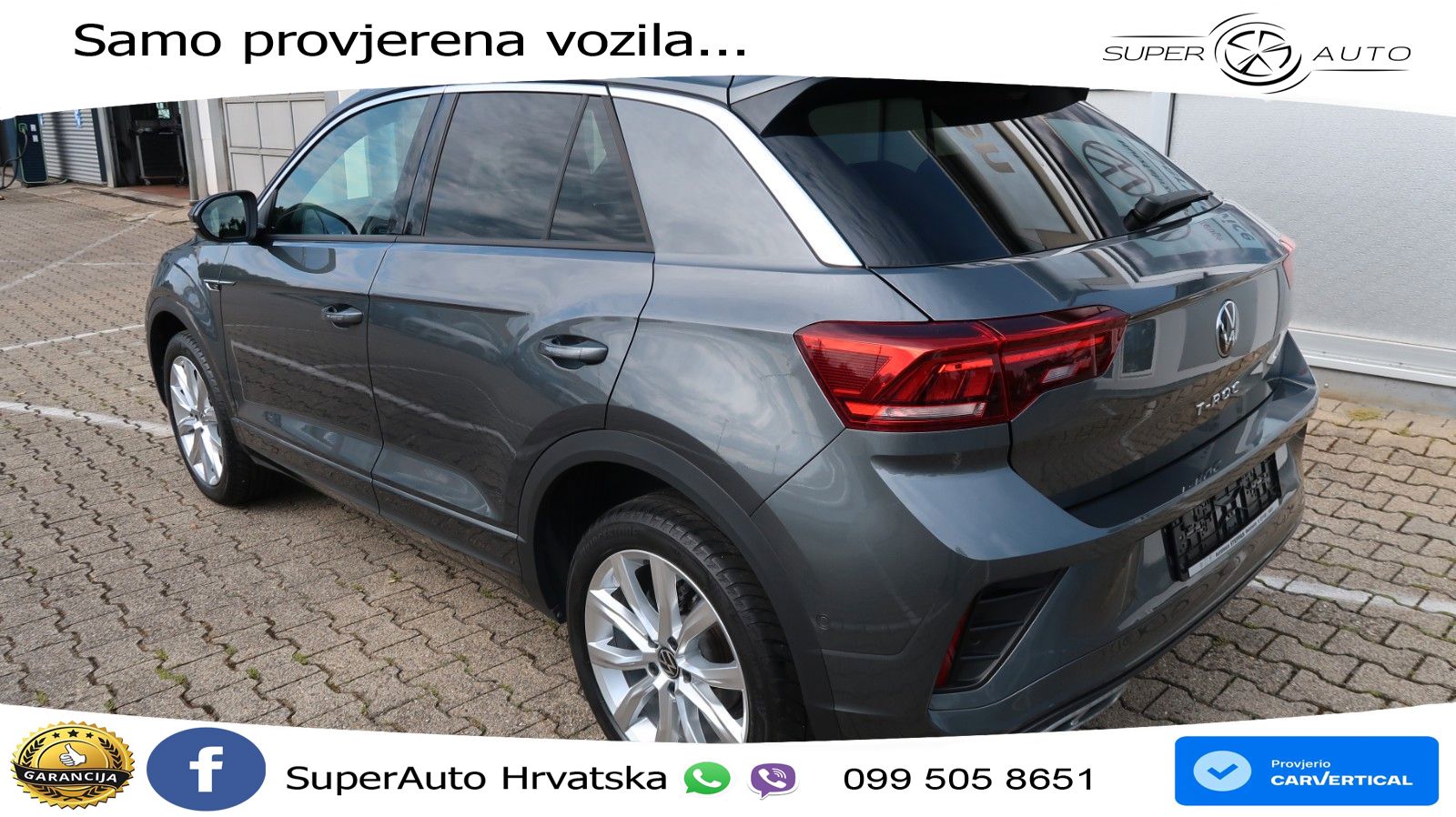 Volkswagen T-Roc 1.5 TSI (150 KS) DSG R-Line LED+GR SJED+ACC
