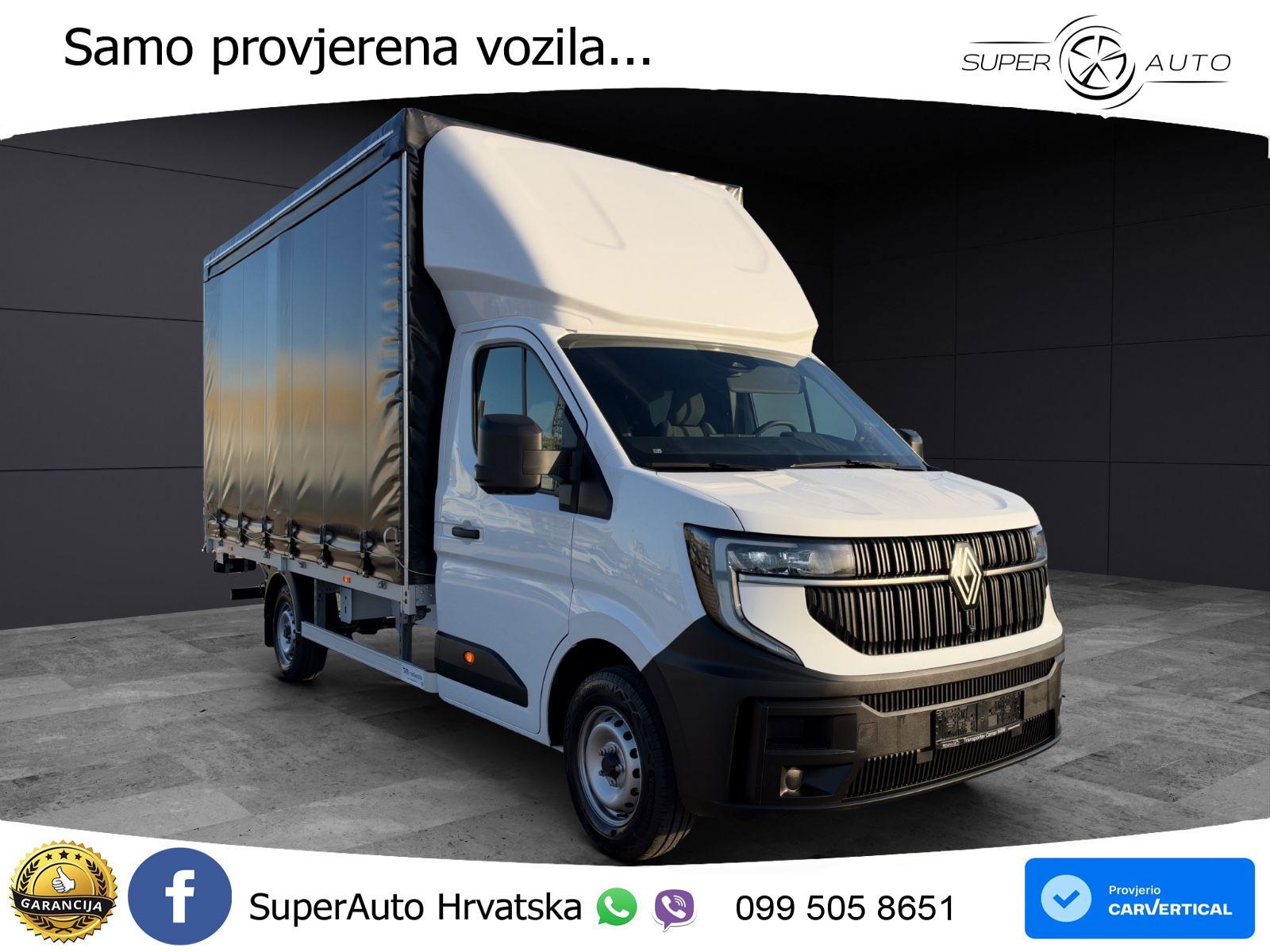 Renault Master Pritsche Schiebeplane Automatik LBW Klima 170 KS