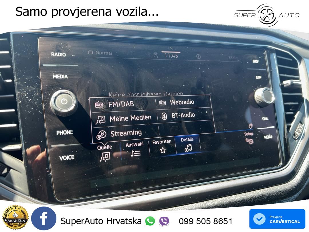 Volkswagen T-Roc 1.5 TSI (150 KS) DSG R-Line LED+GR SJED+ACC